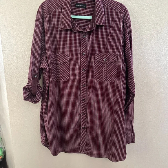 Michael Brandon Long Sleeve Dress Shirt  Size‎ 2XLT - Picture 5 of 8